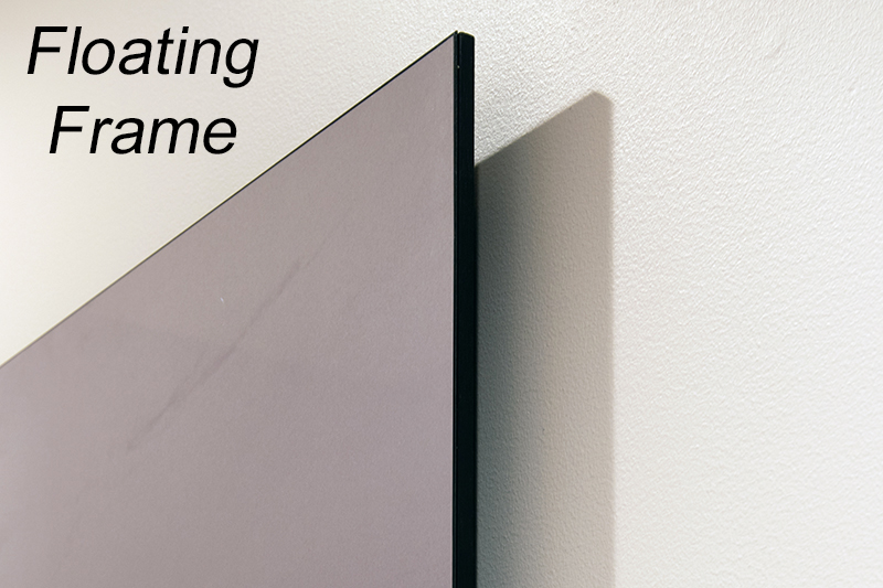Metal floating frame
